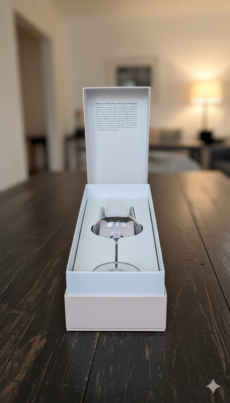 Nude Ghost Zero 32261 Beyaz Şarap Kadehi 400 cc – Kurşunsuz Kristal Cam, Hediyelik Kutulu - 1 Adet