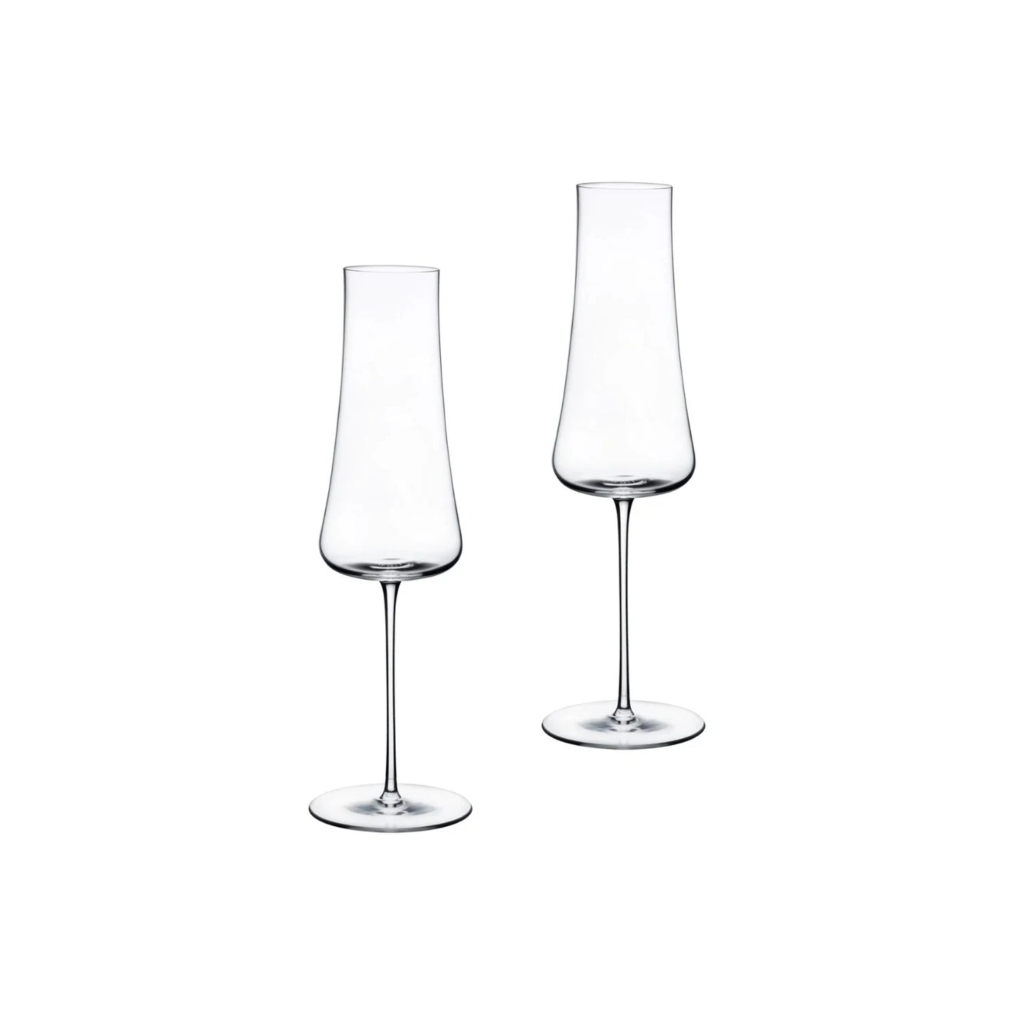 Nude Stem Zero Volcano 32021 Şampanya Kadehi 300 cc – 2’li Set, Kurşunsuz Kristal Cam