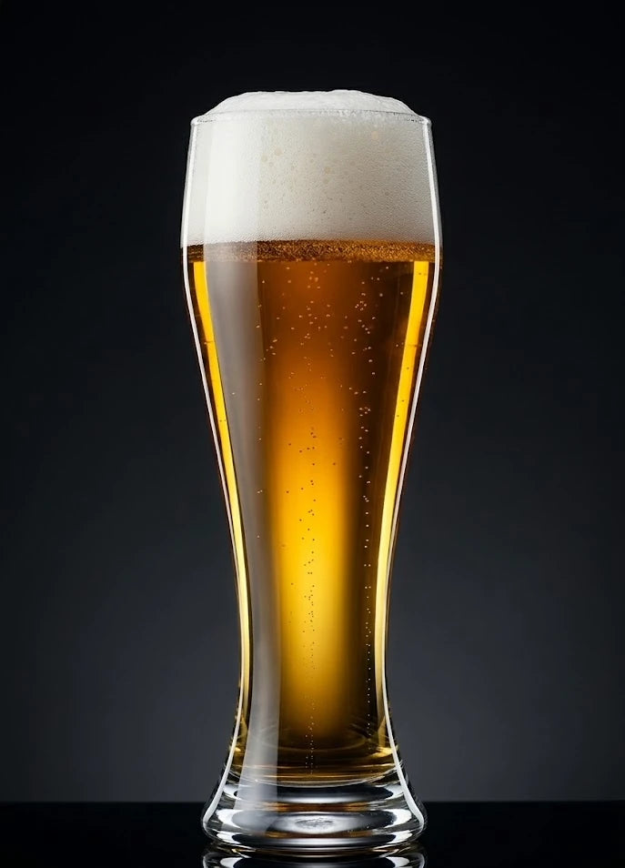 Paşabahçe Weizenbeer & Pils Bira Bardağı 520 cc – 4’lü Set, Köpük Tutucu Premium Cam Bardak