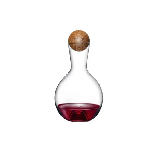 Nudeglass 28303 Vintage Mantar Kapaklı Kristal Karaf – Şık ve Modern Tasarım | 750cc Kapasiteli Lüks Karaf