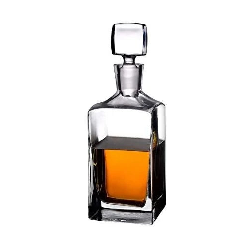 Nude 92380 Square Kristal Karaf Viski Şişesi 800cc