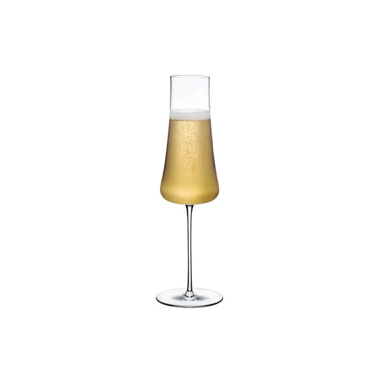Nude Stem Zero Volcano 32021 Şampanya Kadehi 300 cc – 2’li Set, Kurşunsuz Kristal Cam