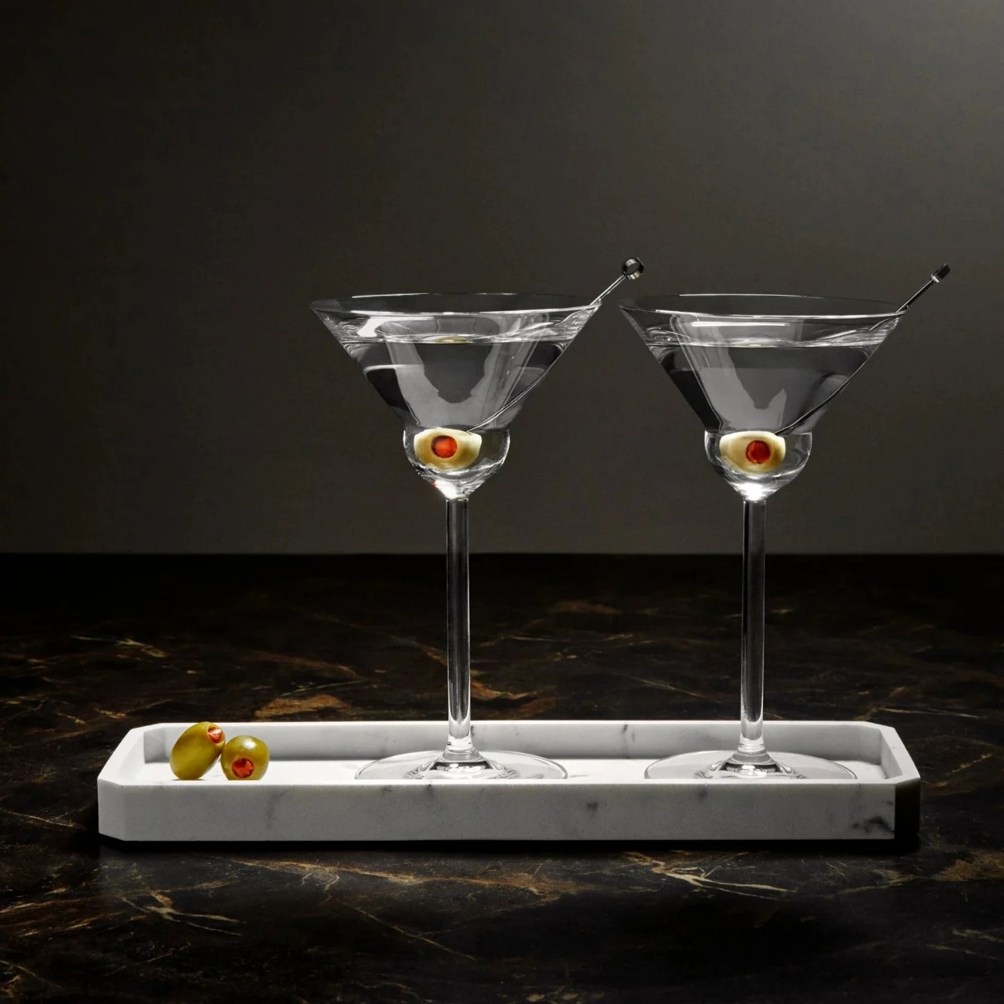 Nude Vintage 2'li Kristal Cam Ayaklı Martini ve Kokteyl Kadehi Seti 190 cc - 67012