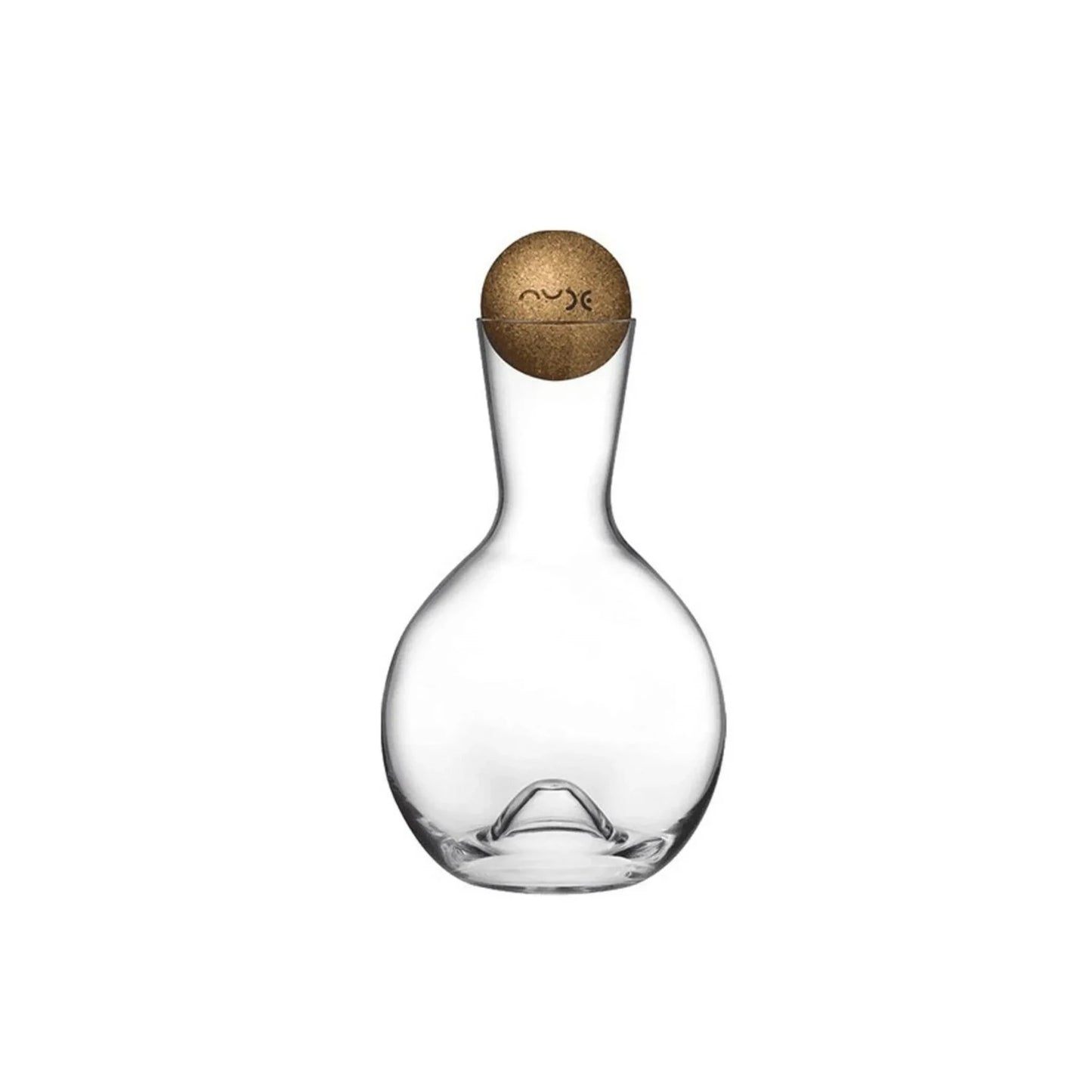Nudeglass 28303 Vintage Mantar Kapaklı Kristal Karaf – Şık ve Modern Tasarım | 750cc Kapasiteli Lüks Karaf