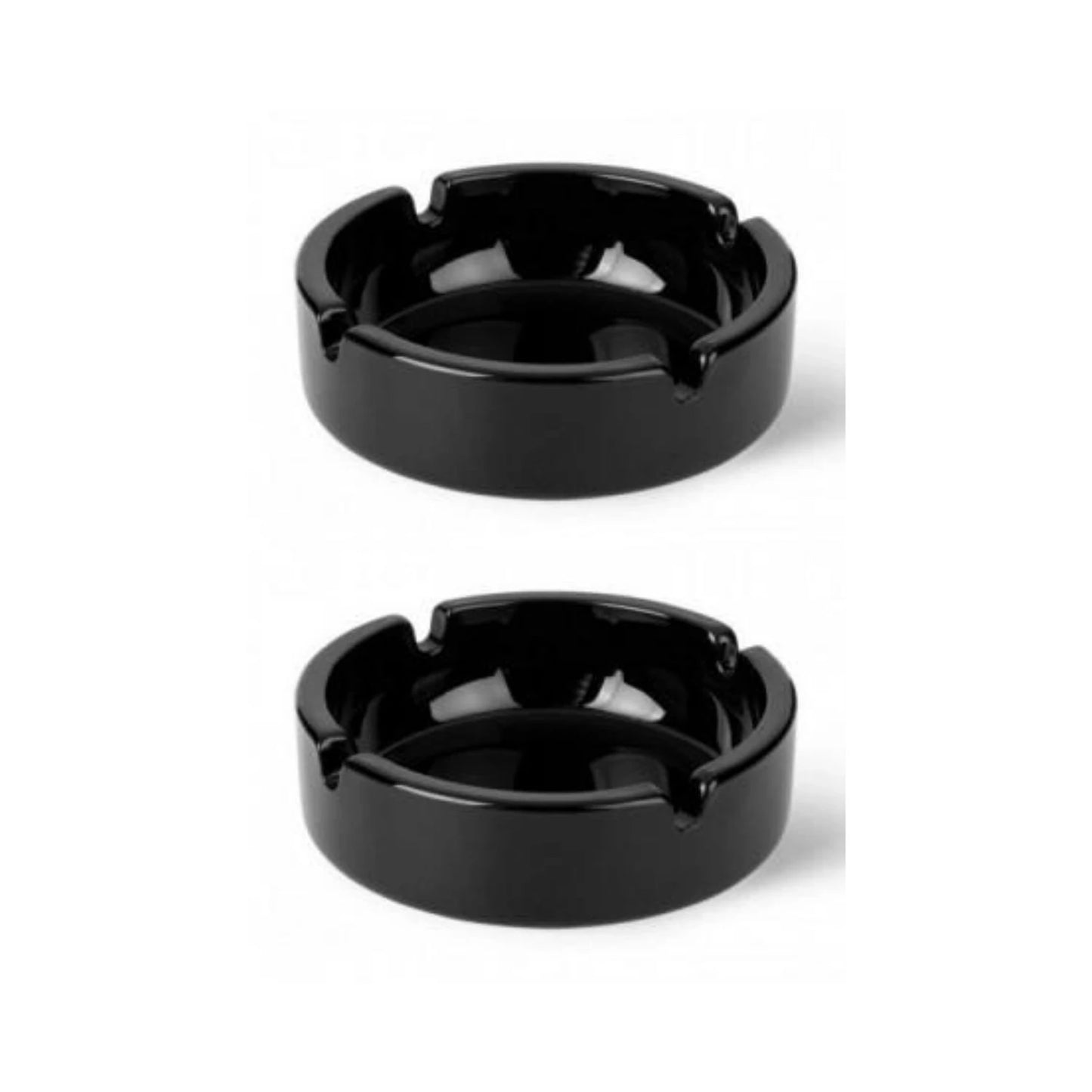 Paşabahçe 54036S Siyah Bistro Küllük 2'li - 10,7cm