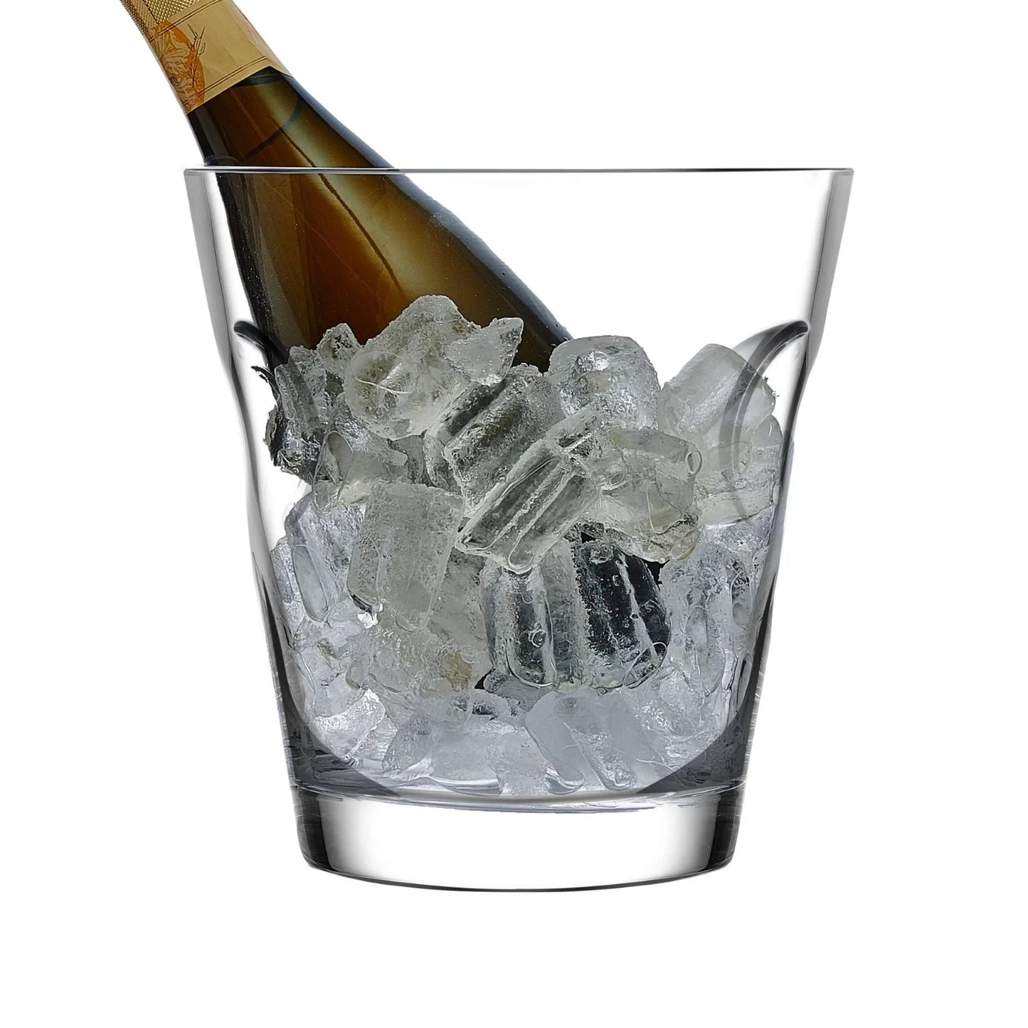Nude Glacier Kristal Şarap ve Şampanya Kovası - Modern Tasarım Buzluk 22 cm (16579)